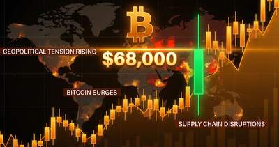 Bitcoin Price Surges Above $68,000 Amid Geopolitical Tensions