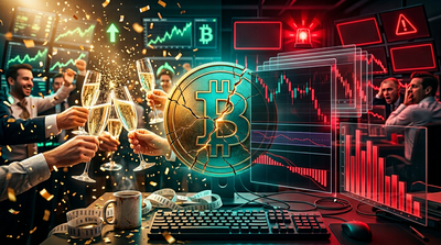 Bitcoin price chart showing conflicting technical indicators around $70,000 level