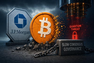 Quantum computer threat to Bitcoin encryption with governance timeline