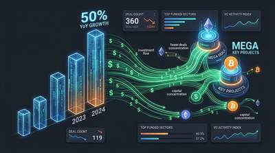 Crypto venture capital dashboard showing rising funding with fewer deals in March 2026