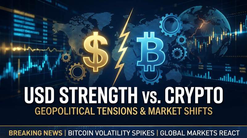 Dollar Surge Pressures Crypto and Gold After Iran Conflict