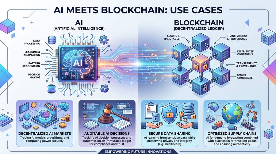 AI x crypto: marketplaces, DePIN compute, and agent infrastructure (conceptual)