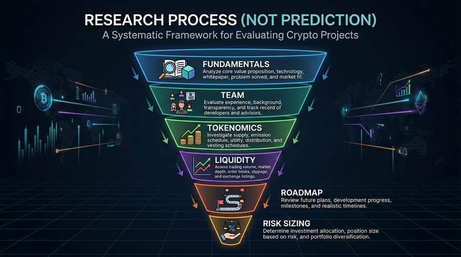 Research funnel: fundamentals before chasing “next 100x” narratives