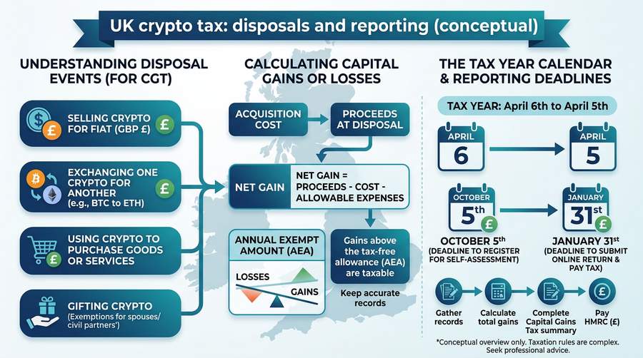 UK tax year and disposals: conceptual overview (not tax advice)