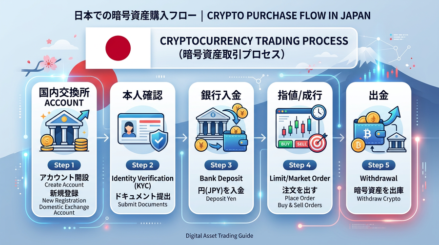 JFSA-registered on-ramp: JPY, CAESP account, and tax planning for misc. income.