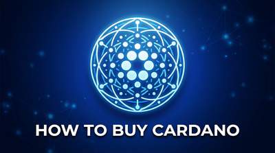 Cardano price chart on a laptop next to a hardware wallet showing ADA balance