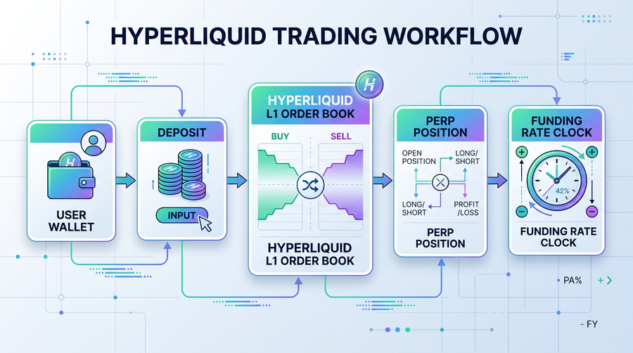 On-chain order book on a purpose-built L1: deposits, matching, and positions remain verifiable.