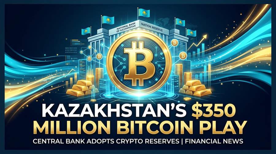 Kazakhstan central bank $350 million crypto investment from national reserves March 2026