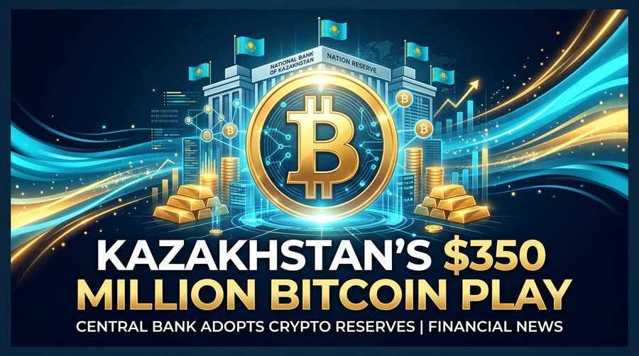 Kazakhstan central bank $350 million crypto investment from national reserves March 2026