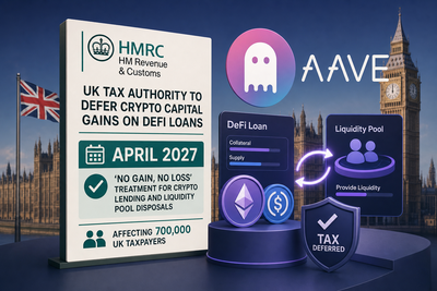 UK tax policy change for crypto lending and liquidity pools with DeFi protocols