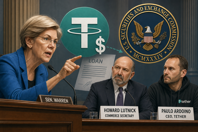 Senate Democrats question Commerce Secretary Lutnick about reported Tether loan to family trust