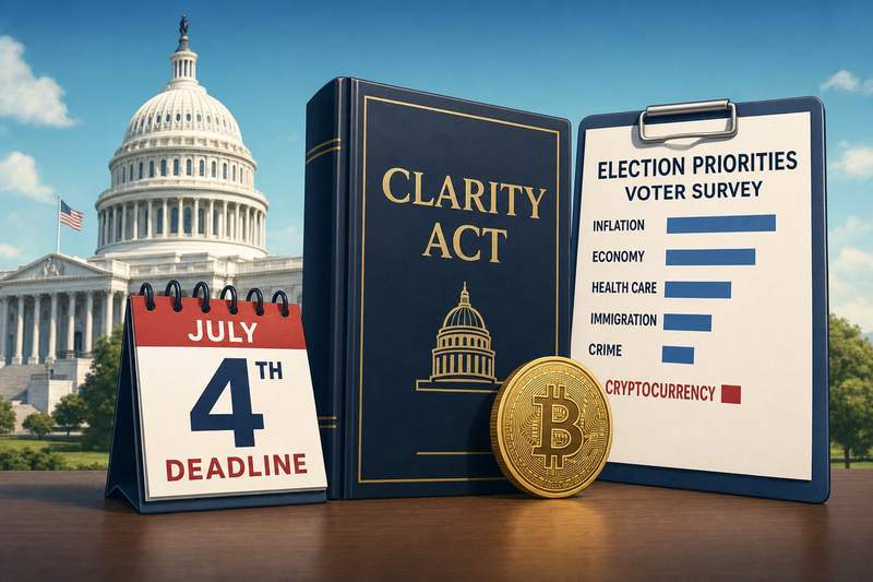 White House digital assets adviser Patrick Witt speaks at Consensus Miami about the Clarity Act timeline
